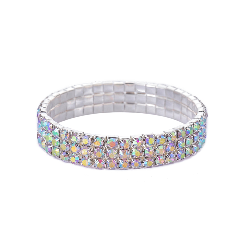 Paradise Jewelry Rhinestone Stretch Bracelets